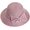 Purple, variant on Women Bucket Hat Summer Shade Breathable Sun Hat Foldable Bow Big Brim Outdoor Travel Beach Sunscreen Bucket Cap