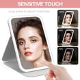 thumbnail image 4 of Espejo de maquillaje Kintion Travel iluminado con 60 LED, color rosa, 4 of 6