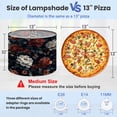 thumbnail image 2 of Linen Drum Lampshades Elegant Floral Peonies Roses Butterflies Rich Red White Tones 13"x13"x10" Light Shade for Table Lamps Floor Lamp Shades Lampshade Replacement Assembly Required, 2 of 8