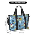 thumbnail image 2 of Rocae Pirate Marine Animals for Travel Shoulder Bag Top Handle Handbag with Yoga Mat Buckle for Gym, Work, Travel, 2 of 7