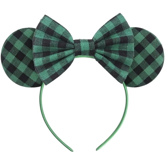 CLGIFT Christmas mouse Ears headband pick your color Holiday mouse Ears Christmas white mouse Ears