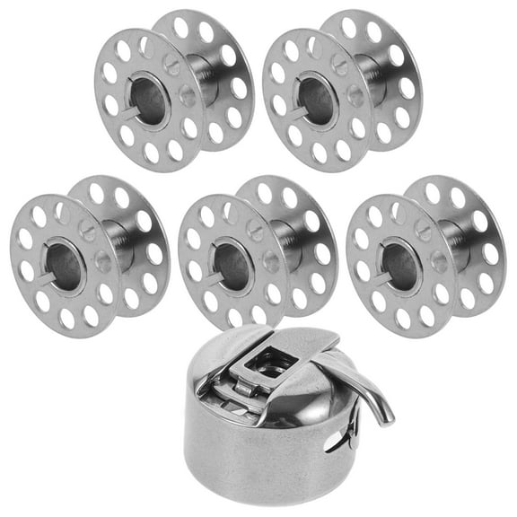 Hemoton 1 Set Bobbin Case Sewing Machine Bobbins Set Replacement Stitching Machinery Bobbin Case Bobbins Kit