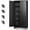 Black, variant on Letaya Metal Garage Storage Cabinets with Lock Door and Adjustable Shelves, Steel Tool Cabinets for Home,Office,Warehouse Organisieren (White, 75" H)