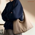 thumbnail image 2 of JASGOOD Vintage Suede Hobo Bag for Women Soft Oversized Shoulder Purse, Casual Daily Handbag, 2 of 7