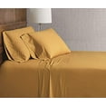 thumbnail image 2 of Brooklyn Loom Ensemble de Draps en Percale de Coton Uni Grand, Jaune, 2 of 4