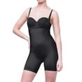 thumbnail image 1 of Body Hush Glamour Women's All-In-One Body Shaper, Black, XLarge, 1 of 4