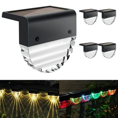 

Fsthmty 6 Solar Lights For Outdoor Garden LED Garden Lights For Patio Decoration Terrace Passageway Steps And Stairs 2 Mode LED Warm White/color Changing Lighting
