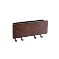 thumbnail image 1 of Cateissary Soporte de estante para llaves de pared para doméstico, bolsa decorativa para interiores, colgador de almacenamiento para abrigos y Decoración del hogar Negro Cateissary HA067198-02, 1 of 6