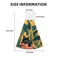 thumbnail image 3 of Sikiie Cat Hiding In Potted Plants Hand Towel with Loop Hanging Towel Absorbent Tie Towels for Kitchen Tea Bar Bathroom Decor, 3 of 7