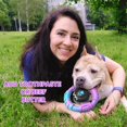 thumbnail image 2 of Juguete para perro VRTOP de nailon y caucho duradero con sonido, 14,5 cm, 2 of 7