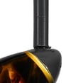 thumbnail image 2 of Hand Blown Glass Shade Track Light Head with Metal Frame, Gold and Bronze- Saltoro Sherpi, 2 of 5