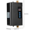 thumbnail image 3 of TOPINCN Chauffe-Eau Sans Réservoir, Mini Chauffe-Eau Électrique Instantané pour la Maison, Machine de Chauffage Sans Réservoir, Chauffe-Eau Instantané, 3 of 8