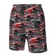 thumbnail image 4 of Balery Red And Blue Cars Traje de Baño Estilo Hawaiano para Hombre, Shorts de Secado Rápido con Bolsillos-Large, 4 of 6