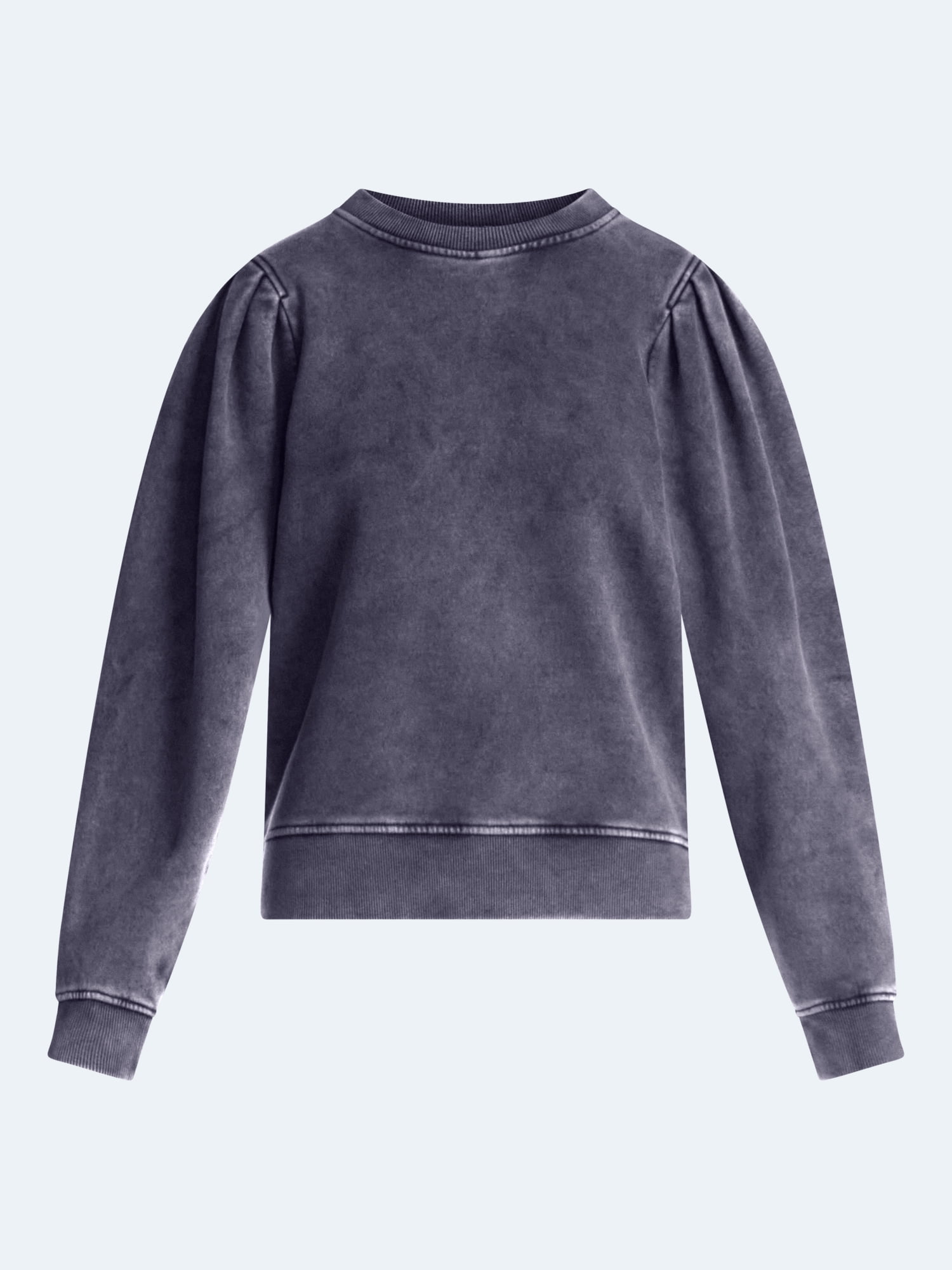 Scoop Women’s and Women's Plus Pleat Shoulder Sweatshirt, Sizes XS-4X