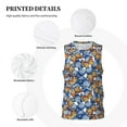 thumbnail image 3 of Sikiie Colorful Butterfly1 Basketball Jersey Reversible Men's Mesh Athletic Sports Shirts Training Practice S-4XLSmall, 3 of 6