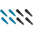 thumbnail image 1 of 8Pcs 37Mm 25T Metal Extension Steering Arm Horn for Rc Car Crawler Parts - 4Pcs Blue & 4Pcs Black, 1 of 8