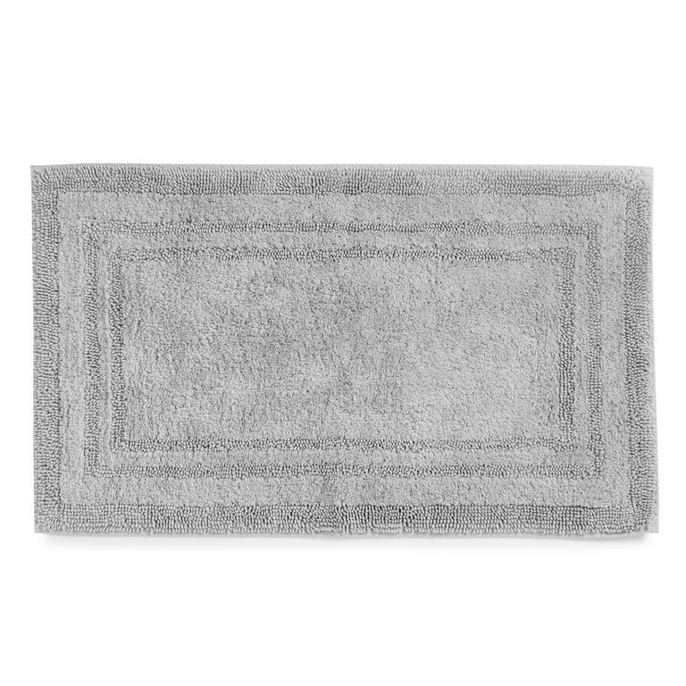 Compass Oyster Gray Bath Mat – Covered By Rugs