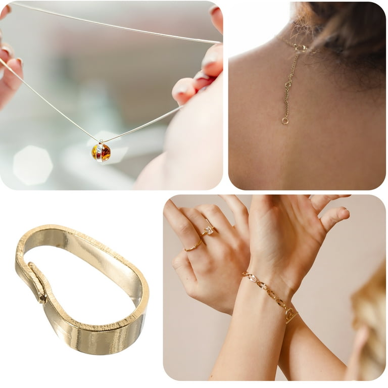 100pcs Necklace Pendant Links Buckles DIY Pendant Clasps Jewelry Necklace  Making Supplies