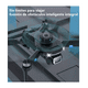 thumbnail image 3 of Mini drone ZLL SG101 PRO con dual cámara 4K negro 2.4GHz 3 baterías, 3 of 5