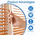 thumbnail image 4 of 5Pcs 17" Blinds Wand Replacement, Blinds Tilt Wand with Hook and Grip, White, 4 of 6