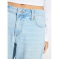 thumbnail image 4 of No Boundaries Mid Rise Baggy Jeans, 29", 31", 33" Inseams, Women's Sizes 00-24W, 4 of 5