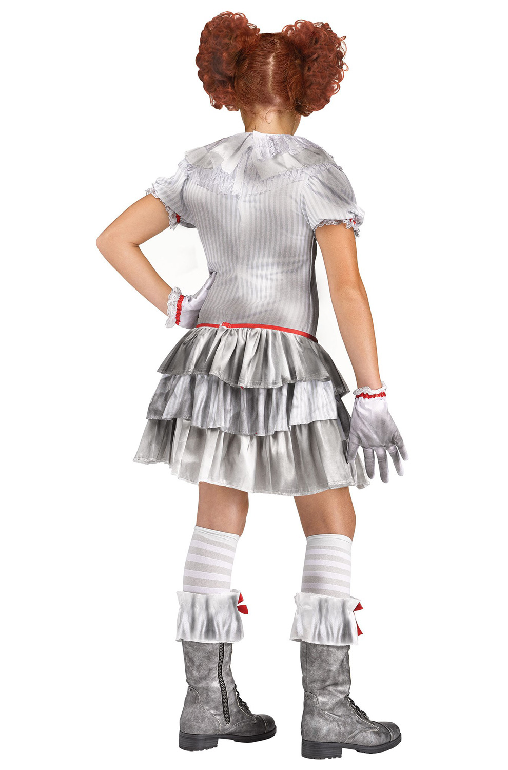 FunWorld Costumes Child's Girl's Carn-Evil Carnival Clown Costume Medium 8-10 - image 2 of 2