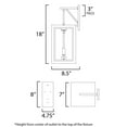 thumbnail image 5 of Maxim Lighting - Neoclass - 2 Light Outdoor Wall Mount-18 Inches Tall and 7, 5 of 5
