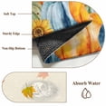 thumbnail image 6 of Round Rug 4Ft Washable Non-Slip, Fall Pumpkins Circle Area Rugs for Living Room Bedroom, Thanksgiving Autumn Maple Leaves Orange Indoor Floor Mats Carpet Runner for Home Decor Aesthetic, 6 of 8