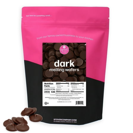 Sweet Shoppe Dark Chocolate Flavored Melting Wafers, 2 lbs