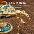 thumbnail image 4 of European Vintage Metal Wishing Lamp Home Decor Craft Russian Style Aladdin Design, 4 of 4