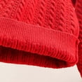 thumbnail image 5 of XAOWF Toddler Kids Girls Bulky Yarn Sweaters Cute Animal Graphic Long Sleeve Thickened Casual Knitwear Daily Wear Leisure Stylish Tops 5-6 Years, 5 of 7