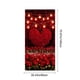 thumbnail image 2 of Decoraciones para San Valentín, adornos para San Valentín, regalos para San Valentín. 35 x 72 pulgadas. Cortina para puerta de San Valentín. Decoración para puerta y pared de San Valentín. Decoración, 2 of 5
