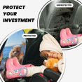 thumbnail image 4 of Fuzoiu Cute Guinea Pig Sea Print 2 Pack Kick Mat Back Seat Protector With 3 Storage Pockets, Universal Car Seat Back Organizer For Kids Pets, Waterproof Backseat Protector For Most Car, 4 of 8
