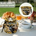 thumbnail image 2 of ZUXONGSY Sunflower Cow Teapot Cover Dust Cover with Elastic Band Insulated Kettle Cover Easy to Install And Washable for Dining Room Coffee Table Desktop Decoration, 2 of 6