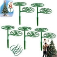 thumbnail image 3 of JWshufel Christmas Tree Topper Holder Stabilizer with Hook and Loop Fasteners for Secure and Easy Installation Suit for Christmas Enthusiasts 7.1in Green, 3 of 4