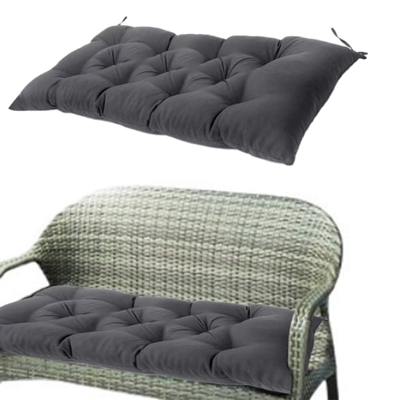 IMossad Bench Cushion 40x20 inch, Indoor/Outdoor Anti-Slip Tufted Swing Seat Cushion, Comfortable Window seat Cushions Indoor, Piano Bench Cushions