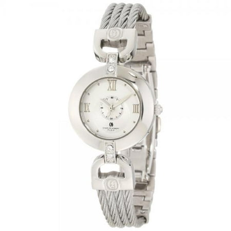 Charles-Hubert, Paris Women's 6809-W Premium Collection Stainless Steel Wire Bangle Watch