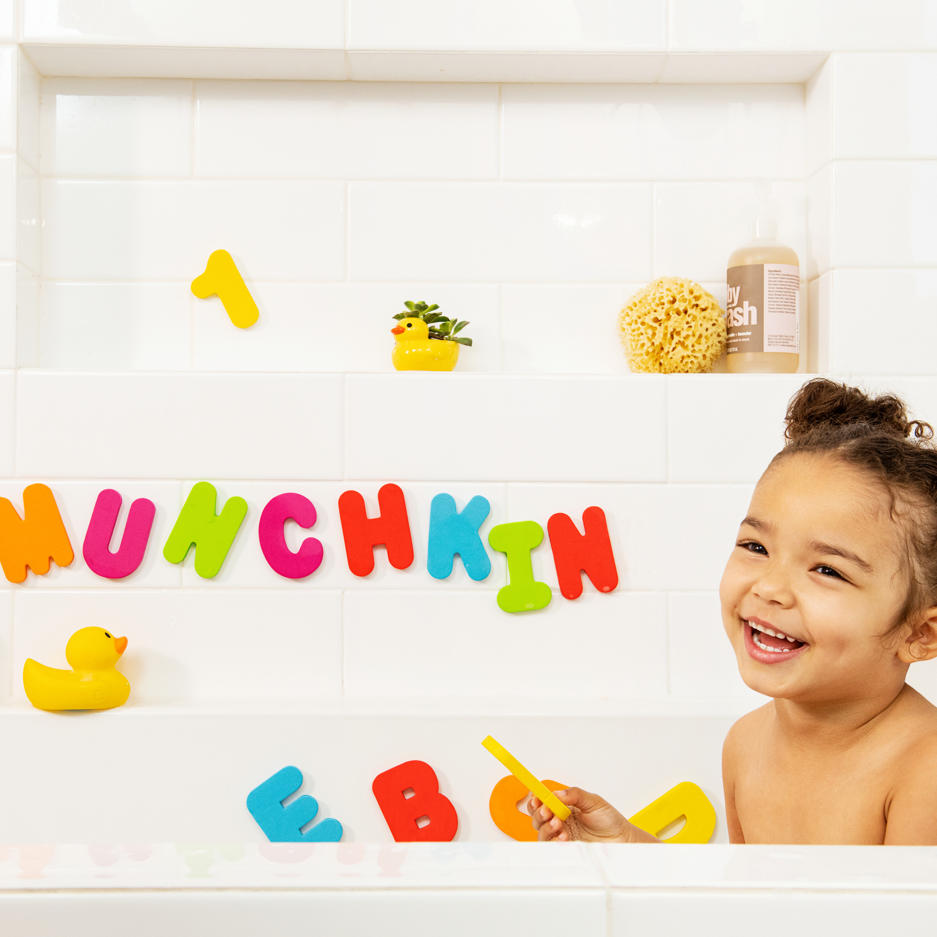 Munchkin Letters and Numbers Bath Toy, Non-Toxic, Multi-Color, 36 Count - image 3 of 8