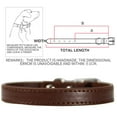 thumbnail image 2 of Faux Leather Collar Metal Buckle Pet Collar Adjustable Pet Collar for Small Dogs, 2 of 10