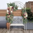thumbnail image 4 of 2 piezas de arco de boda, flores artificiales para ventana, pared, Yuyangstore Guirnalda de arco de boda, 4 of 7