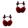 thumbnail image 3 of Jumpingount Orejeras cálidas de invierno de piel para mujeres y niñas, orejeras bonitas de gato, orejeras de felpa elásticas para exteriores, Type5 NO5, 3 of 6
