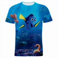 thumbnail image 1 of Disney Findet Nemo dibujos animados Anime Kinder camiseta Sommer Kurzarm Frauen Kleidung Streetwear männer camiseta xuanjing unisex, 1 of 2