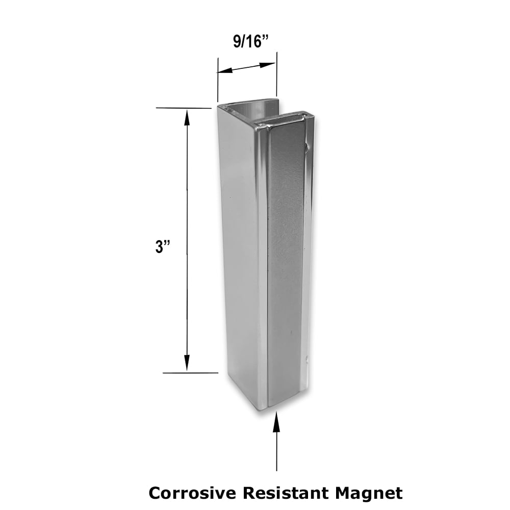 Gordon Glass® Shower Door UChannel with for 3/8" and 5/16