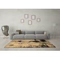 thumbnail image 3 of Ahgly Company Indoor Square Abstract Brown Modern Area Rugs, 5' Square, 3 of 4