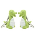 thumbnail image 3 of Opvise Cartoon Dinosaur Bear Train kawaii LED Light Up Keychain Key Ring with Sound, 3 of 8