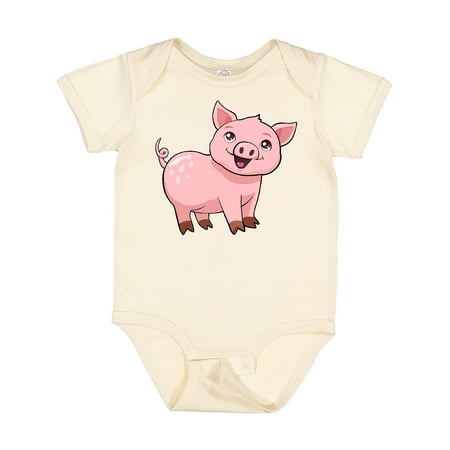 

Inktastic Cute Pig Gift Baby Boy or Baby Girl Bodysuit