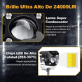 thumbnail image 3 of Par Faros De Lupa 60w Luz Spot Doble Color Malubero, 3 of 3