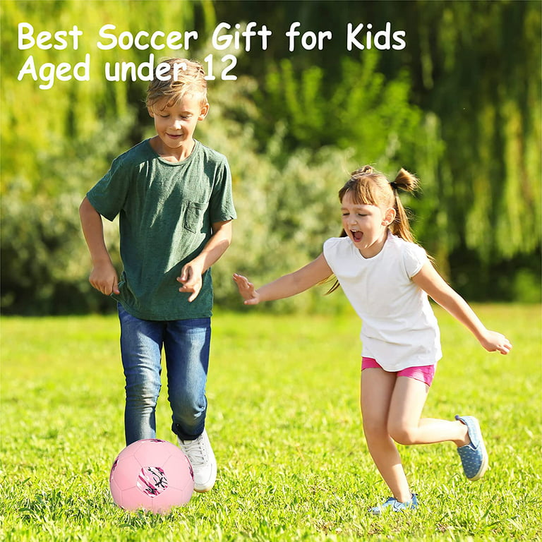 Soccer Ball Size 4, Kids Soccer Balls for Youth Girls Boys Child