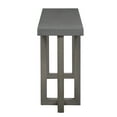 thumbnail image 6 of Harper & Bright Designs Unique Wood Console Table with Geometric Design for for Living Room and Entryway , Drak Gray, 6 of 7