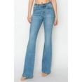 thumbnail image 4 of Risen Jeans - Mid-Rise Basic Flare Jeans in Vintage Medium Indigo (33" Inseam) - RDP5404, 4 of 8